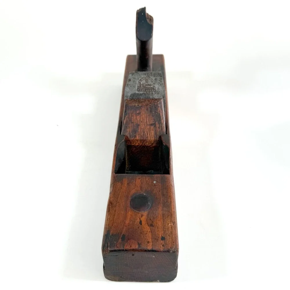 Vintage Antique Wooden Hand Plane W. Butcher Cast Steel – 19th Century Hand Tool